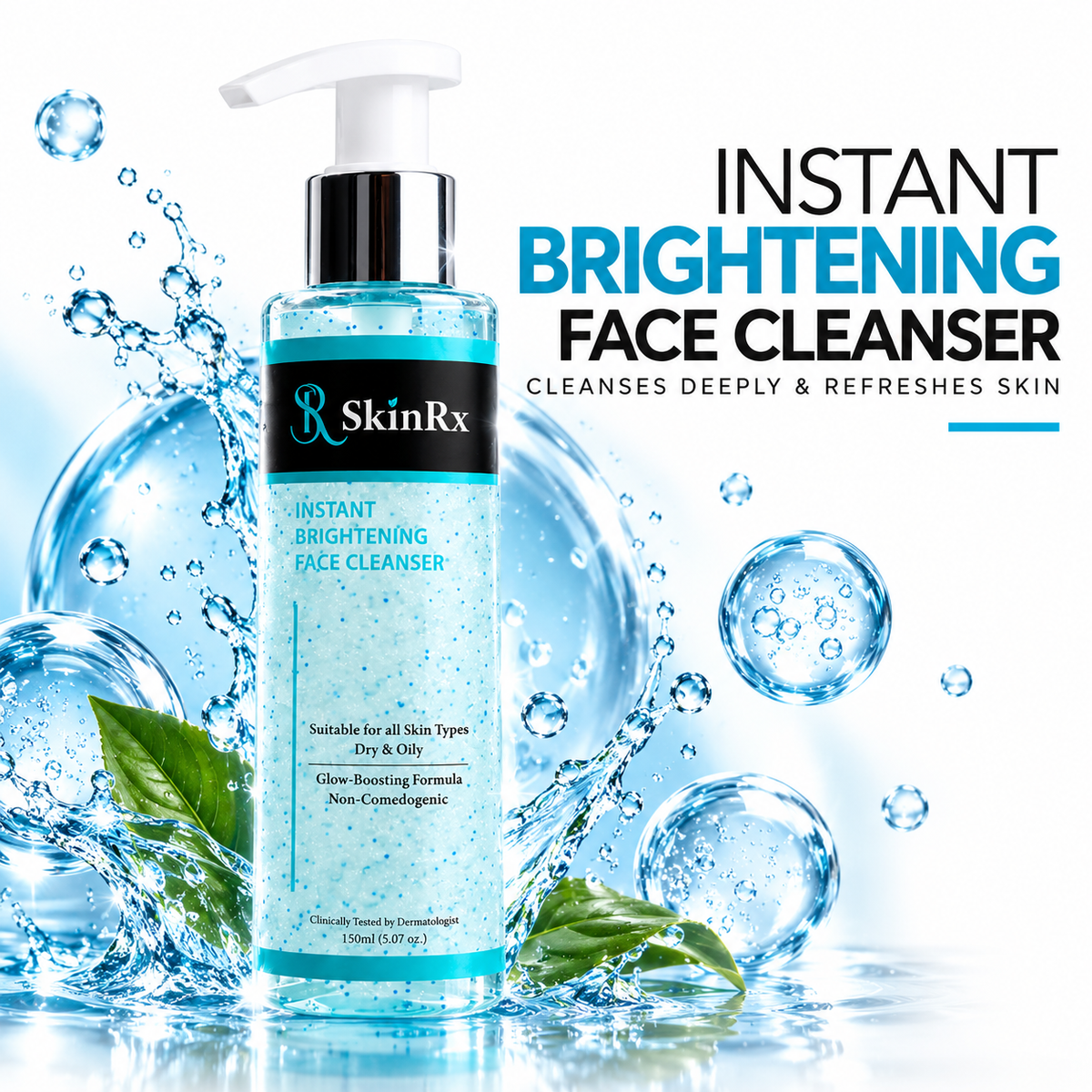 Brightening Face Cleanser with Glutathione & Niacinamide | 150ml